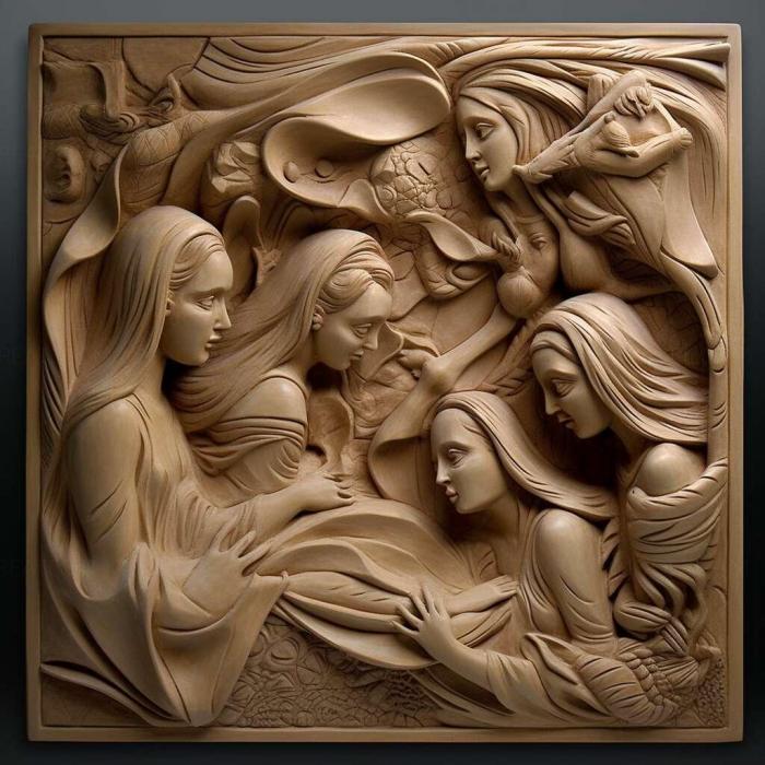 نموذج ثلاثي الأبعاد لآلة CNC 3D Art 